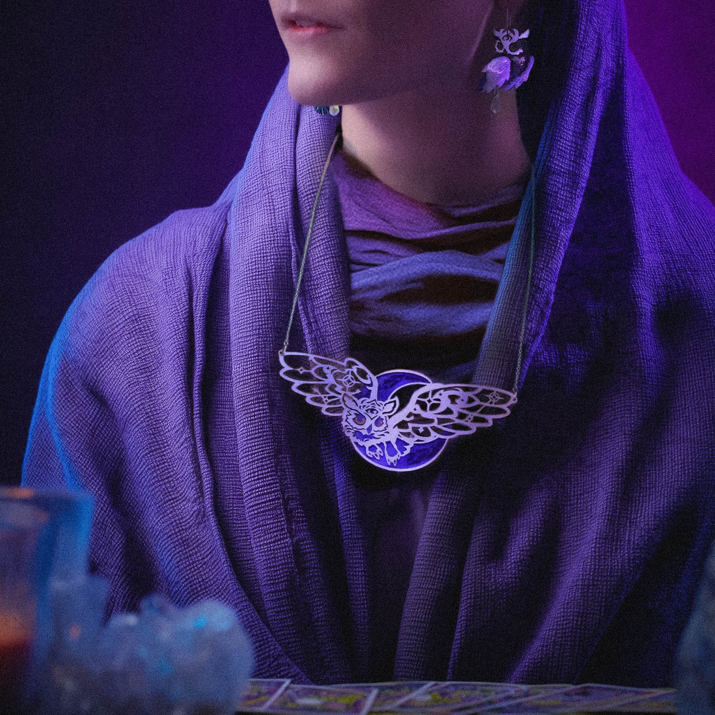 *PRE-ORDER* Mystic Owl Necklace - BINKABU Halloween Collection